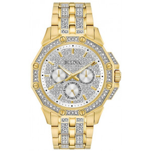 Pánske hodinky_BULOVA 98C126 MENS CRYSTAL WATCH_Dom hodín MAX
