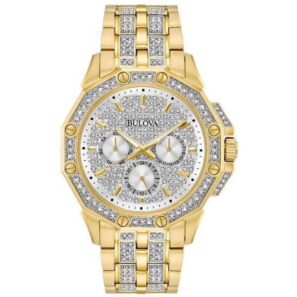Pánske hodinky_BULOVA 98C126 MENS CRYSTAL WATCH_Dom hodín MAX