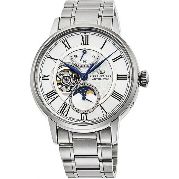 Pánske hodinky_Orient Star Classic M45 F7 Moon Phase Open Heart Automatic RE-AY0102S00B_Dom hodín MAX