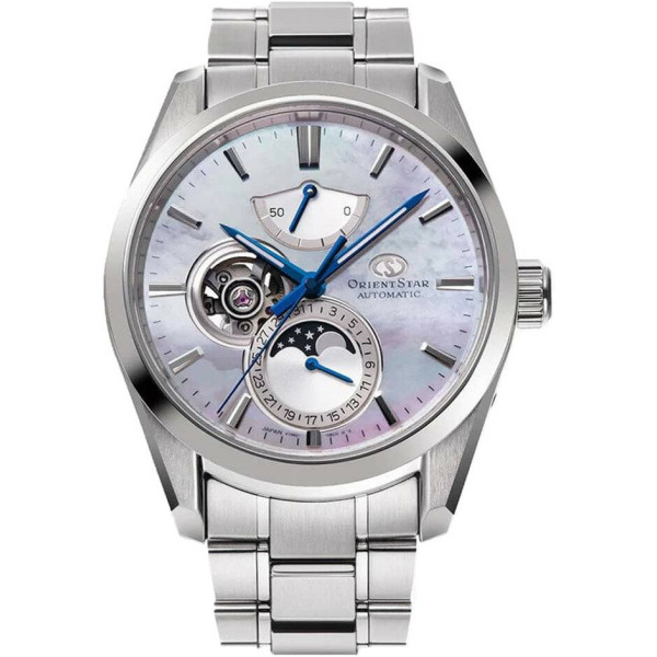 Pánske hodinky_Orient Star Contemporary Moonphase Open Heart_Dom hodín MAX