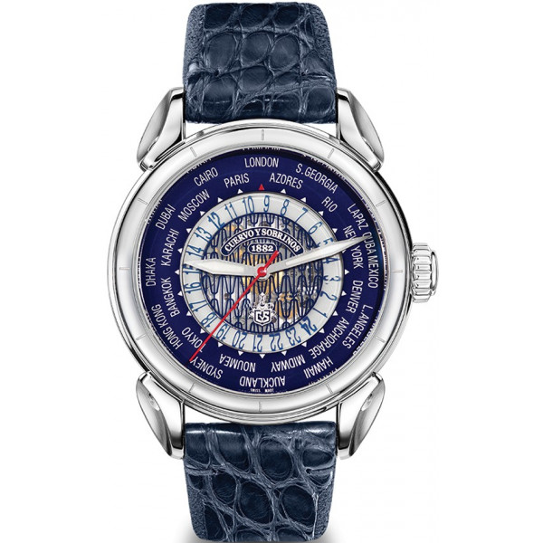 Cuervo y Sobrinos Vuelo Horas del mundo Ivory 3202.1BHDM